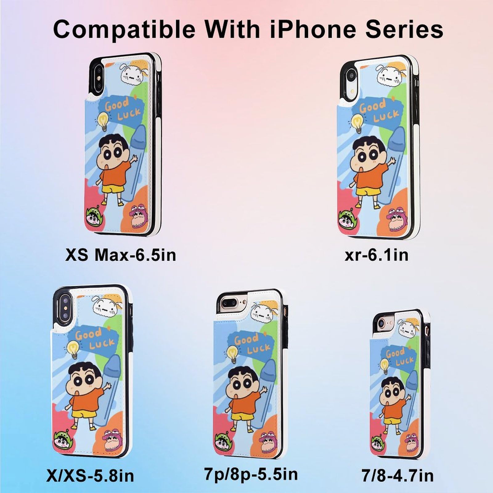 Amazon.co.jp: iPhoneSE3/SE2/8/7 ケース クレヨンしんちゃん 手帳型